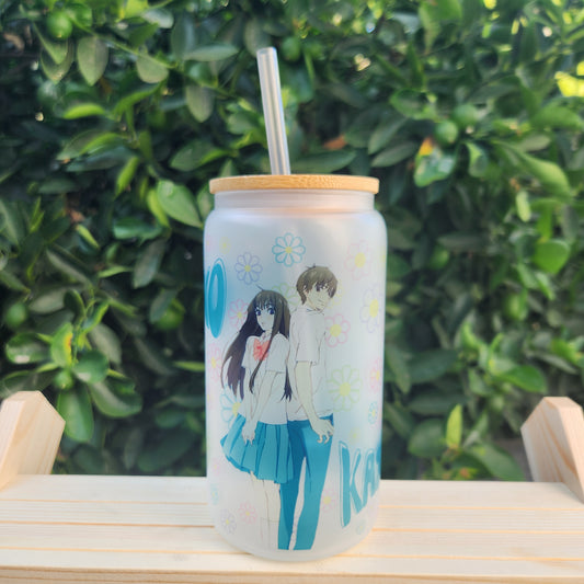 Sawako & Kazehaya 16 oz Glass Tumbler