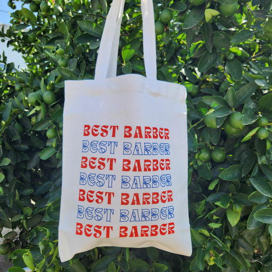 Best Barber Tote Bag