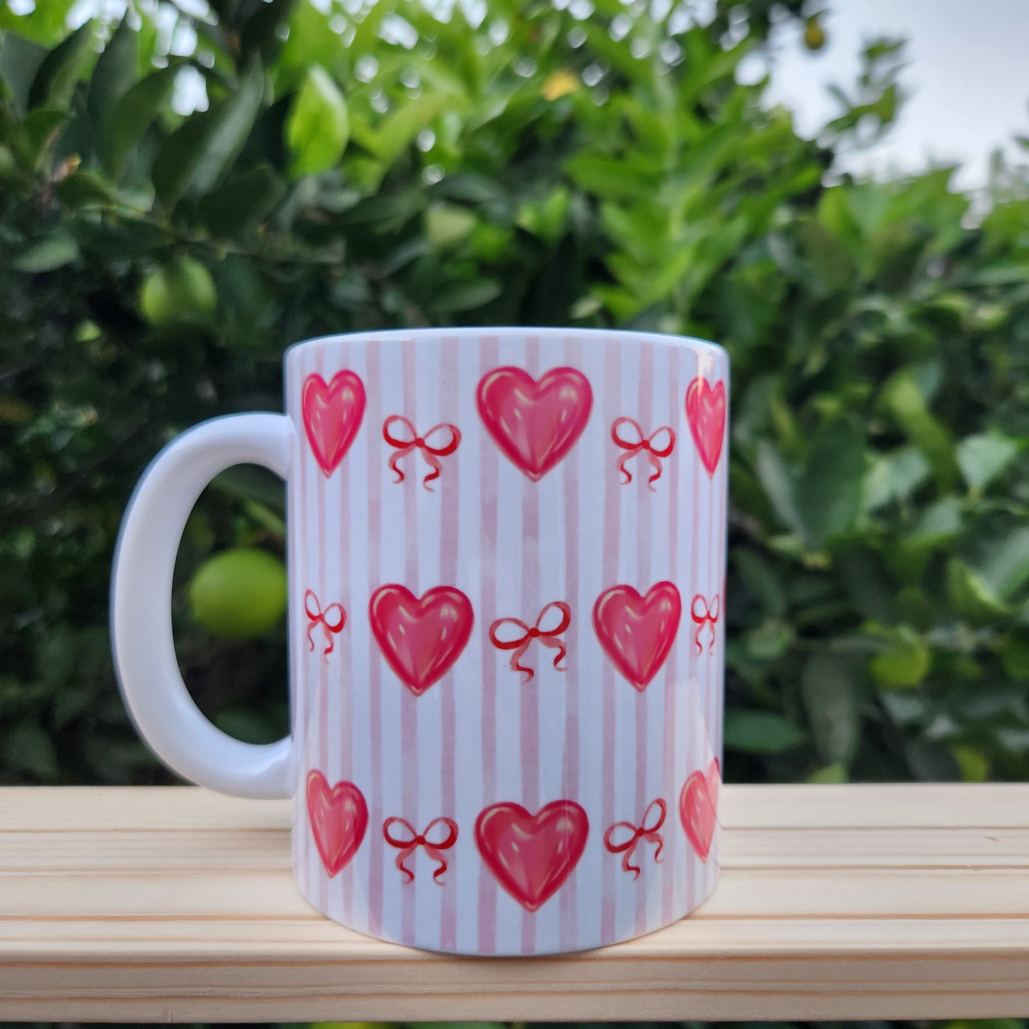 Hearts and Bows Mug